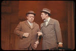 Iggie Wolfington and Robert Preston in the stage production The Music Man