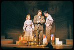 Dusty Worrall, Robert Preston and Danny Carroll in the stage production The Music Man