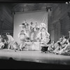 Helen Raymond [center] and unidentified others in the stage production The Music Man