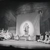 David Burns [left] and unidentified others in the stage production The Music Man