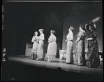 Barbara Cook [left], Helen Raymond [right] and unidentified others in the stage production The Music Man