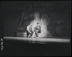 Iggie Wolfington and Robert Preston in the stage production The Music Man
