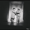 David Burns and Robert Preston in the stage production The Music Man