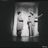 David Burns and Robert Preston in the stage production The Music Man