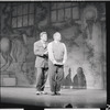 Robert Preston and Iggie Wolfington in the stage production The Music Man