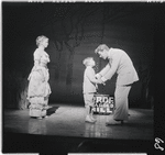 Barbara Cook, Eddie Hodges and Robert Preston in the stage production The Music Man
