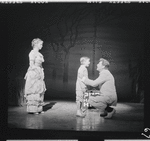 Barbara Cook, Eddie Hodges and Robert Preston in the stage production The Music Man