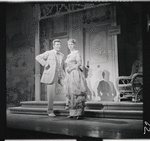 Robert Preston and Barbara Cook in the stage production The Music Man