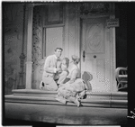 Robert Preston and Barbara Cook in the stage production The Music Man