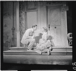 Robert Preston and Barbara Cook in the stage production The Music Man