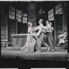 Barbara Cook [center] and unidentified others in the stage production The Music Man