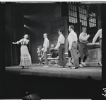 Barbara Cook and unidentified others in the stage production The Music Man