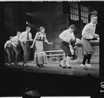 Barbara Cook and unidentified others in the stage production The Music Man