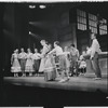Barbara Cook [center] and unidentified others in the stage production The Music Man