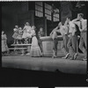 Barbara Cook, Robert Preston [center] and unidentified others in the stage production The Music Man