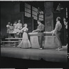 Barbara Cook, Robert Preston [center] and unidentified others in the stage production The Music Man