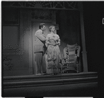 Robert Preston and Barbara Cook in the stage production The Music Man