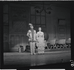 Robert Preston and Barbara Cook in the stage production The Music Man