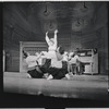 Helen Raymond [center] and unidentified others in the stage production The Music Man