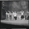 Helen Raymond [center] and unidentified others in the stage production The Music Man