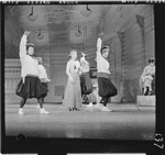 Barbara Cook [center] and unidentified others in the stage production The Music Man