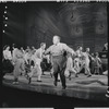 Iggie Wolfington [center] and unidentified others in the stage production The Music Man