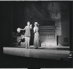 Robert Preston and Barbara Cook in the stage production The Music Man