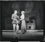 Robert Preston and Barbara Cook in the stage production The Music Man