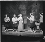 Barbara Cook [center] and unidentified others in the stage production The Music Man