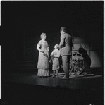 Barbara Cook, Eddie Hodges and Robert Preston in the stage production The Music Man