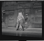 Danny Carroll, Dusty Worrall and unidentified others in the stage production The Music Man