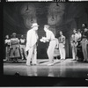 David Burns, Danny Carroll [center] and unidentified others in the stage production The Music Man