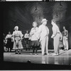 Dusty Worrall, Helen Raymond, David Burns, Danny Carroll and unidentified others in the stage production The Music Man