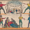 Toy theatre sheet published by Redington for The Corsican Brothers