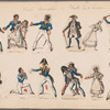 Toy theatre sheet published by W. West for Black Ey'd Susan