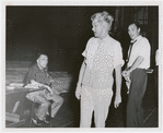 Walter Kerr, Elaine Stritch and Barry Sullivan in rehearsal for the stage production Goldilocks