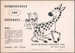 "Homosexuals are Different"