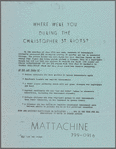 "Where were you during the Christopher Street Riots?"