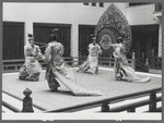 Japanese bugaku dancers performing at New York City Ballet (Takyu-raku)