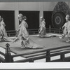 Japanese bugaku dancers performing at New York City Ballet (Koshun-raku)