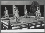 Japanese bugaku dancers performing at New York City Ballet (Koshun-raku)