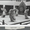 Japanese bugaku dancers performing at New York City Ballet (Takyu-raku)
