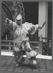 Japanese bugaku dancers performing at New York City Ballet (Somaku-shu)