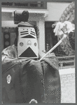 Japanese bugaku dancers performing at New York City Ballet (Soriko)