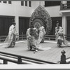 Japanese bugaku dancers performing at New York City Ballet (Tagyu-raku polo game)