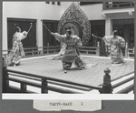 Japanese bugaku dancers performing at New York City Ballet (Takyu-raku 1)