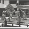 Japanese bugaku dancers performing at New York City Ballet (Bairo)
