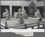 Japanese bugaku dancers performing at New York City Ballet (Tashun-raku 10)