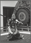 Japanese bugaku dancers performing at New York City Ballet