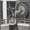 Japanese bugaku dancers performing at New York City Ballet (Genjo-raku)